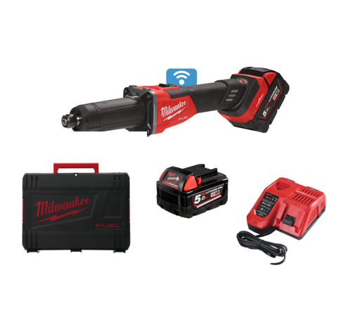 Retificadora de Interiores c/ Velocidade Variável, Travão e Interruptor c/ Botão de Bloqueio M18