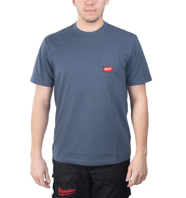 Camisola de Trabalho com Bolso Azul