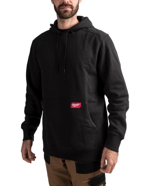 Camisola de Trabalho Ligeira Preta com Capuz - Image 4