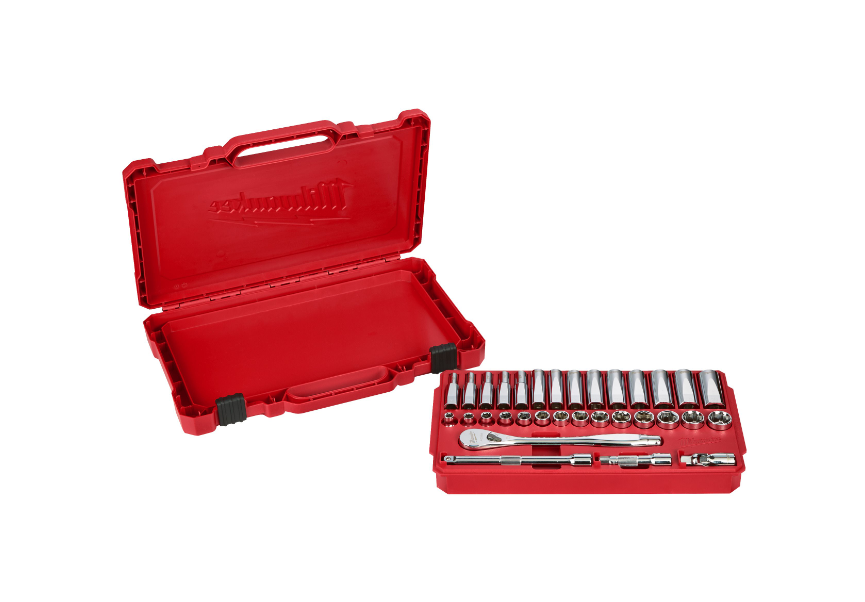 Kit de 32 Peças - Chaves de Roquete + Chaves de Caixa 3/8" Métrico - Image 4
