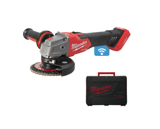 Rebarbadora de Acabamentos 125mm com Travão e Interruptor de Bloqueio One-Key M18