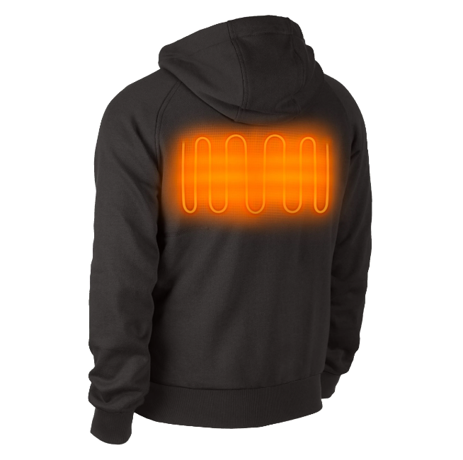 Casaco Aquecido Preto com Capuz M12 - Image 10