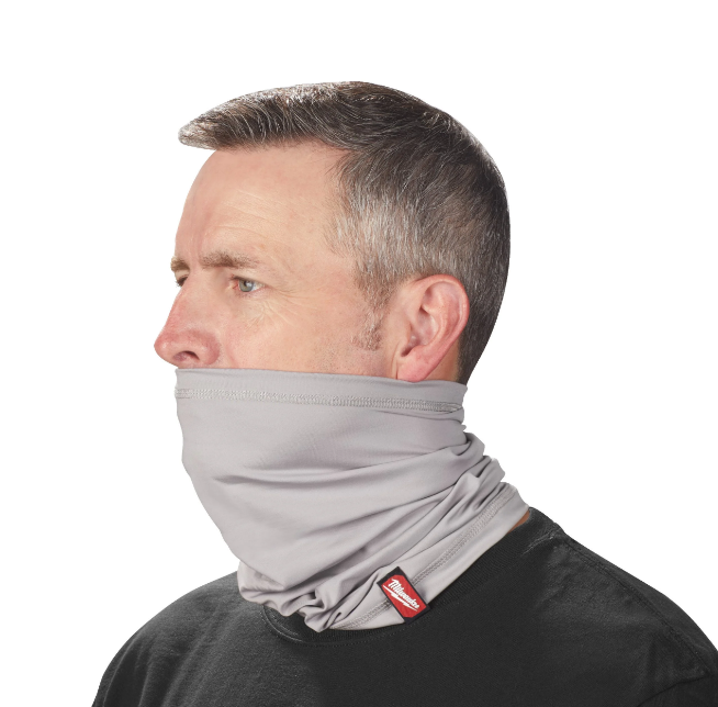 Máscara/Gola de Proteção Cinzenta/Vermelha - Image 4