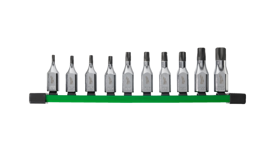 Conjunto de 10 Chaves de Caixa de 3/8" com Ponta Torx