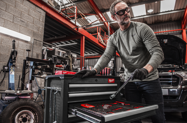 Carro de Ferramentas Cinzento de 7 Gavetas TOOGUARD de 69cm - Image 3