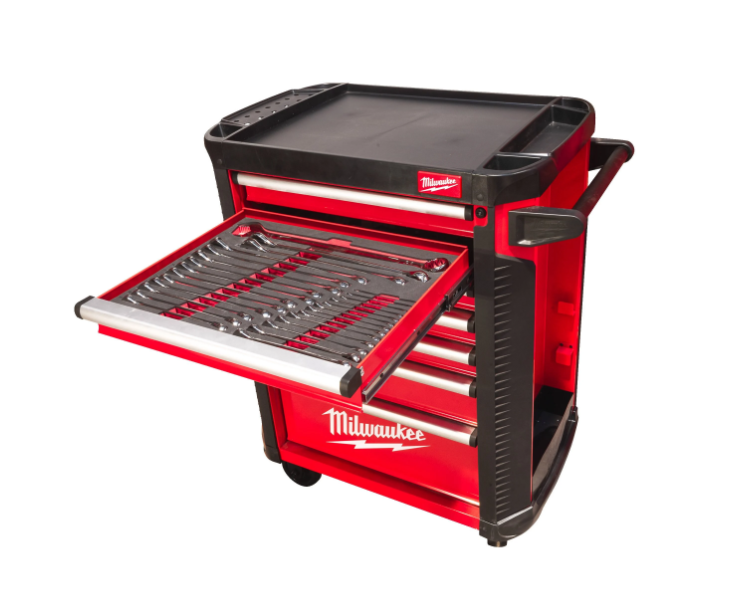 Carro de Ferramentas de 7 Gavetas de 78cm - com Ferramentas Incluídas - Image 2