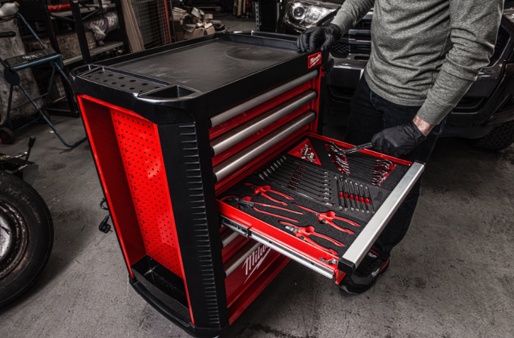 Carro de Ferramentas de 7 Gavetas de 78cm - com Ferramentas Incluídas - Image 4